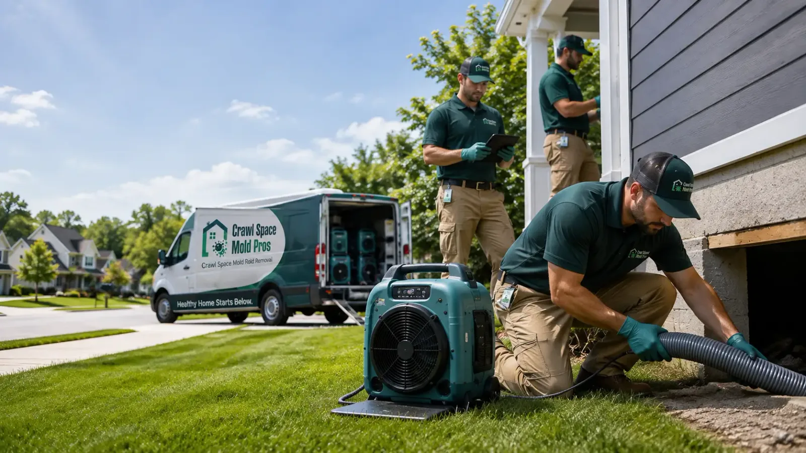 Crawl Space Mold Removal in Oakmont, PA